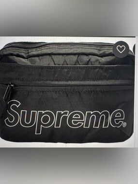 Supreme FW18 Black Shoulder / Belt Bag Crossbody Like New